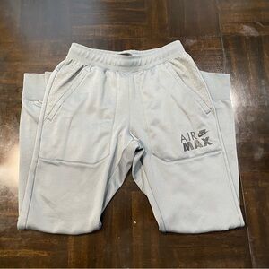 Nike Air Max Therma-Fit Gray Sweatpants Comfortable Joggers Size S